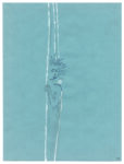 Louise Bourgeois, Senza titolo, 2002, matita, inchiostro, carboncino, bianchetto su carta blu, 32.1 x 24.1 cm. © The Easton FoundationSIAE, Photo Christopher Burke