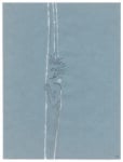 Louise Bourgeois, Senza titolo, 2002, matita, inchiostro, carboncino, bianchetto su carta blu, 32.1 x 24.1 cm. © The Easton FoundationSIAE, Photo Christopher Burke