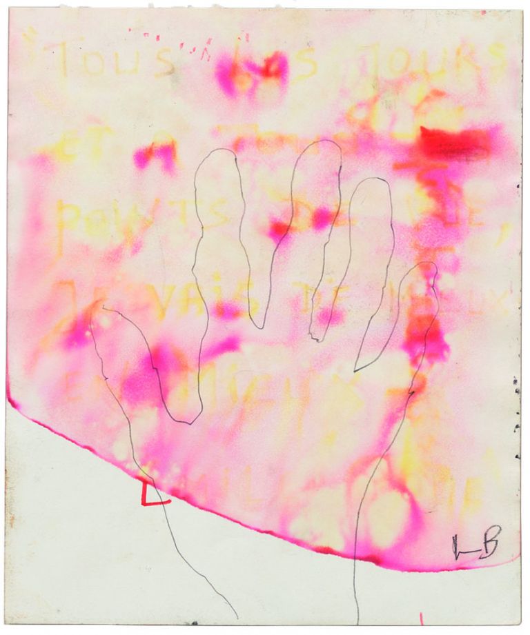 Louise Bourgeois, You Are My Favorite Monster (detail), 2005, acquerello, inchiostro, matita colorata e matita su carta, cadauno 24.1 x 20.3 cm © The Easton FoundationSIAE, Photo Christopher Burke