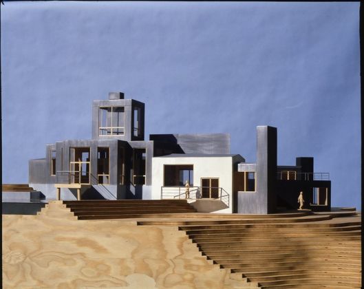 Model of Norton House, Venice, California, Frank Gehry, 1982–1984. Frank Gehry Papers. The Getty Research Institute. © Frank O. Gehry
