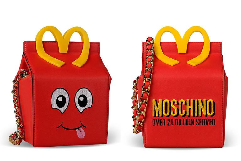 Moschino s'ispira a McDonald's, collezione Fall-Winter 2014 - bag