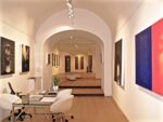 Omar Galliani. Exhibition view at Tornabuoni Arte, Firenze 2017