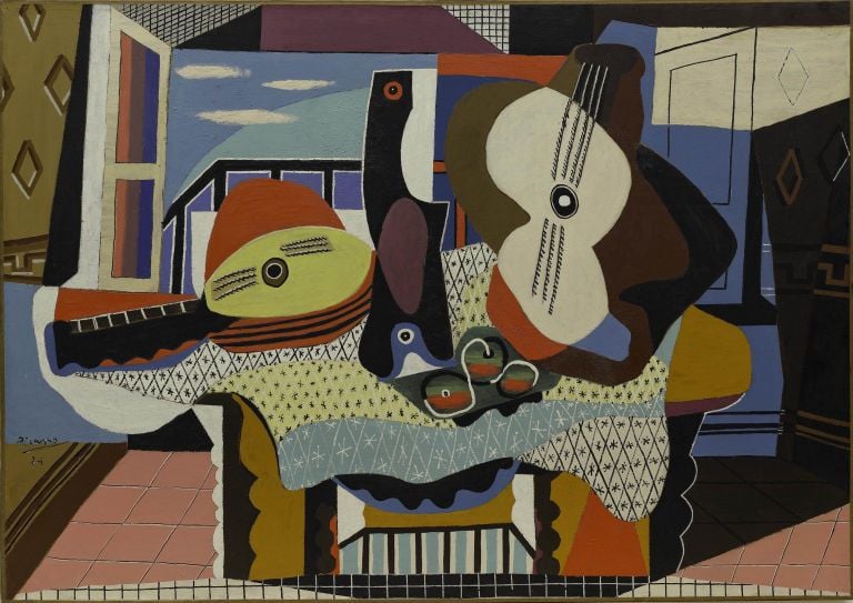 Pablo Picasso, Mandoline et guitare, 1924. Solomon R. Guggenheim Museum, New York (c) Sucesión Picasso, VEGAP, 2017