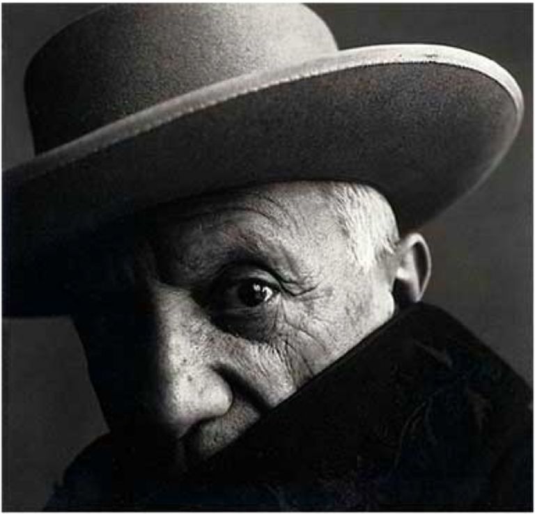 Pablo Picasso in La Californie, Cannes 1957 - Irving Penn