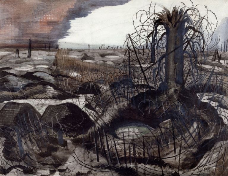 Paul Nash, Wire, 1918 © IWM