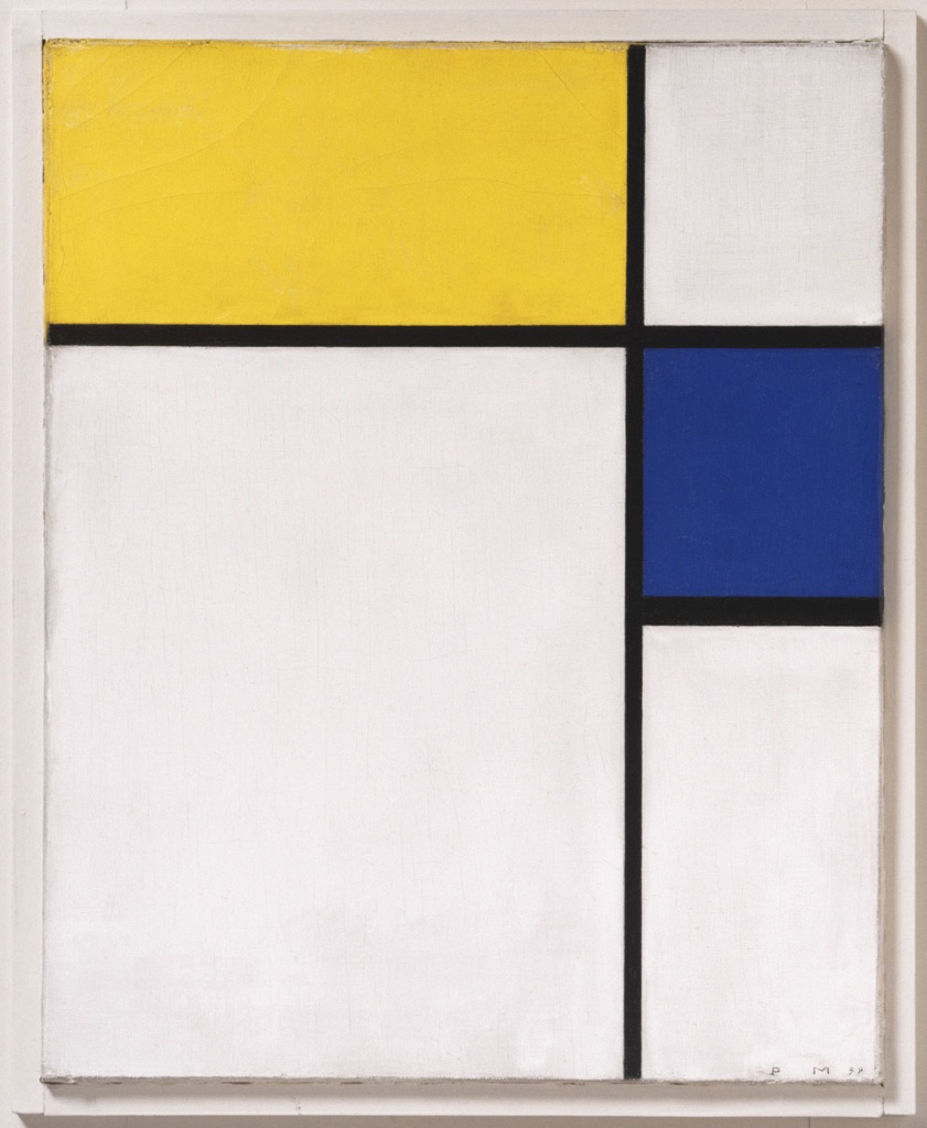 Piet Mondrian, Composizione con blu e giallo, 1932. Philadelphia Museum of Art, Philadelphia | Artribune