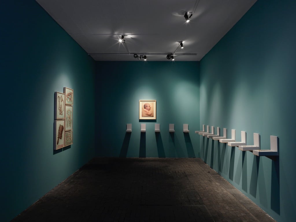 Roberto Cuoghi. Perla Pollina 1996-2016. Exhibition view at CAC-Centre d’Art Contemporain Genève, 2017. Photo Annik Wetter