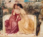 Solomon, Simeon, Sappho and Erinna in a Garden at Mytilene, 1864. Acquarello su carta, 33 x 38,1 cm.Tate, acquistato 1980. Courtesy Tate