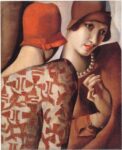 Tamara de Lempicka, Les confidences, 1928, olio su tela. Collezione privata