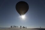 Tomás Saraceno, Aerocene, launches in White Sands, (NM, United States), 2015, Photo Studio Tomás Saraceno, 2015 (1200x800)