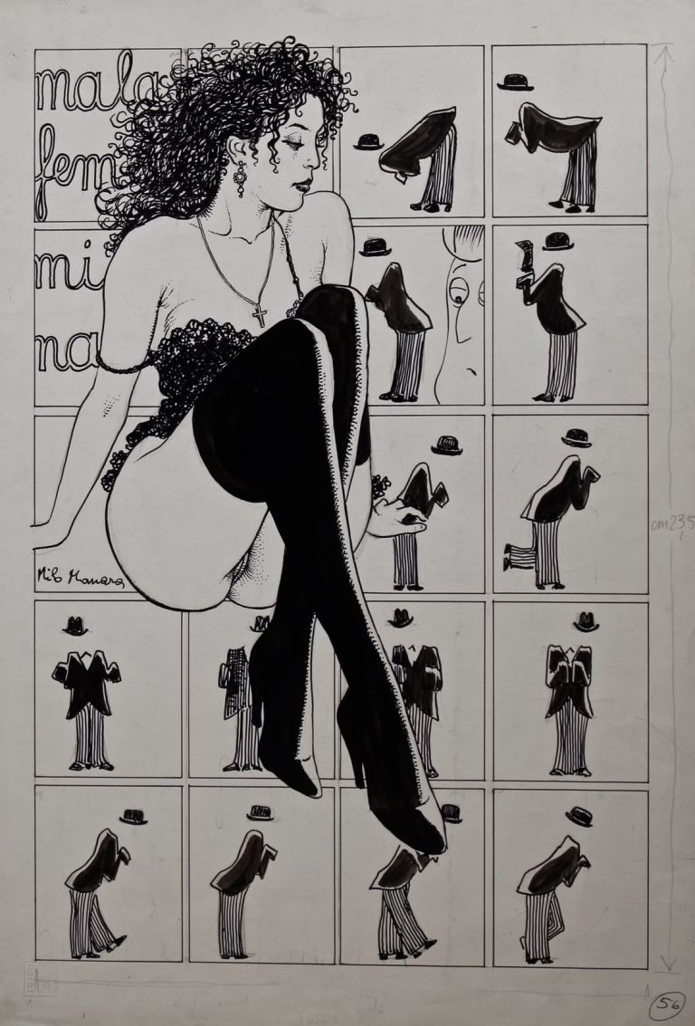 Totò secondo Milo Manara, Collezione Vincenzo Mollica