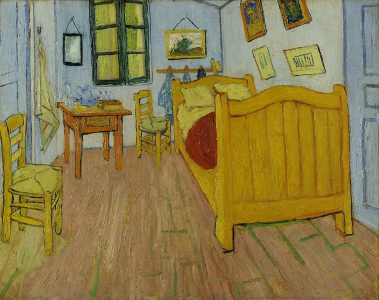 Vincent van Gogh, La chambre à coucher (prima versione), 1888. Museo van Gogh, Amsterdam
