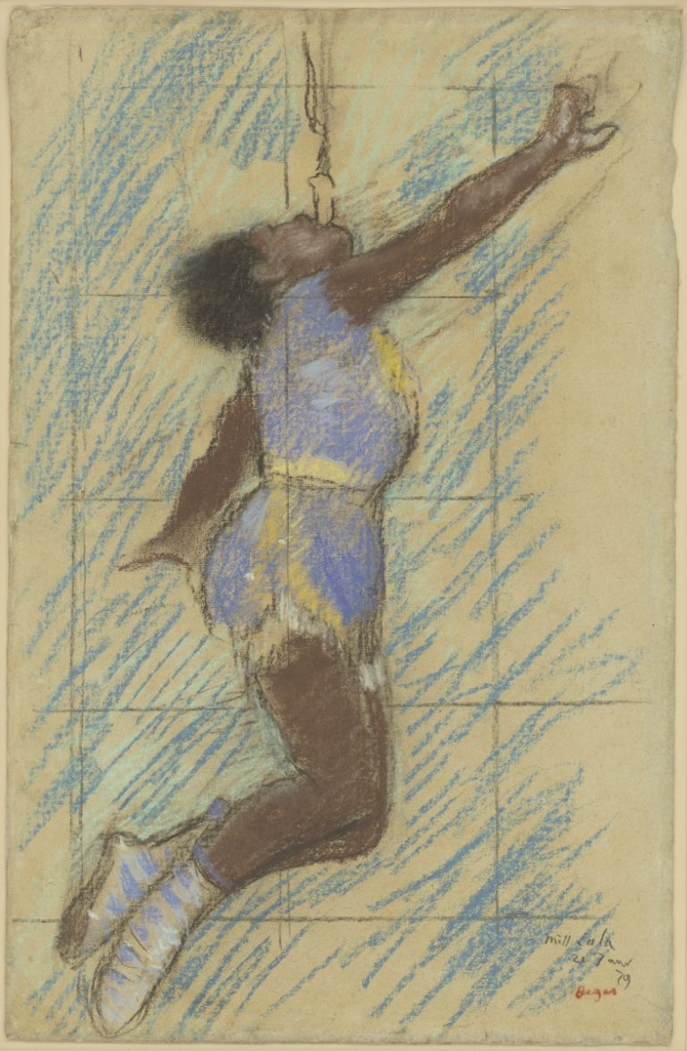 Miss La La at the Cirque Fernando, 1879, bozzetto di Edgar Degas © The J. Paul Getty Museum; digital image courtesy of the Getty’s Open Content Program