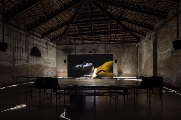 57. Esposizione Internazionale d'Arte, Venezia 2017, Padiglione Italia, Adelita Husni-Bey, The Reading / La Seduta, 2017. Photo Roberto Marossi