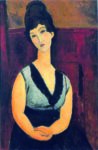 Amedeo Modigliani, La bella cioccolataia, 1916-17. Meilen, Collezione privata