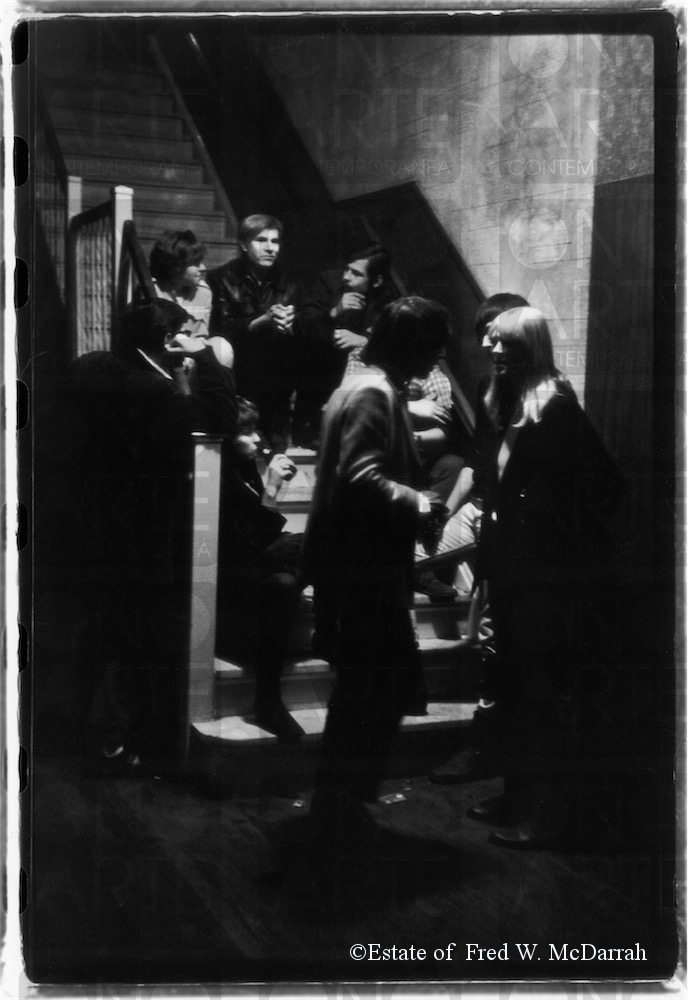 Andy Warhol con i Velvet Undergorund