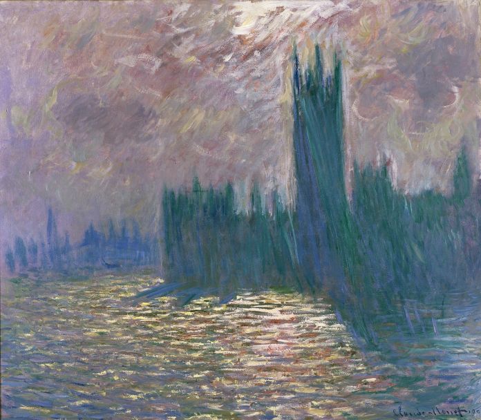 Claude Monet, Londres. Le Parlement. Reflets sur la Tamise, 1905