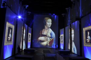 A Firenze la mostra virtuale che ti fa entrare nelle opere di Leonardo
