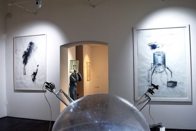 Donato Piccolo, Aritmosferica, 2017, exhibition view, GABA-MC, Macerata