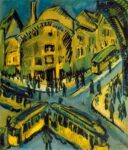 Ernst Ludwig Kirchner, Nollendorfplatz, 1912. Stiftung Stadtmuseum, Berlino