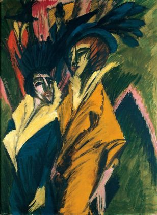 Ernst Ludwig Kirchner, Zwei Frauen auf der Straße, 1913. Kunstsammlung Nordrhein-Westfahler, Düsseldorf