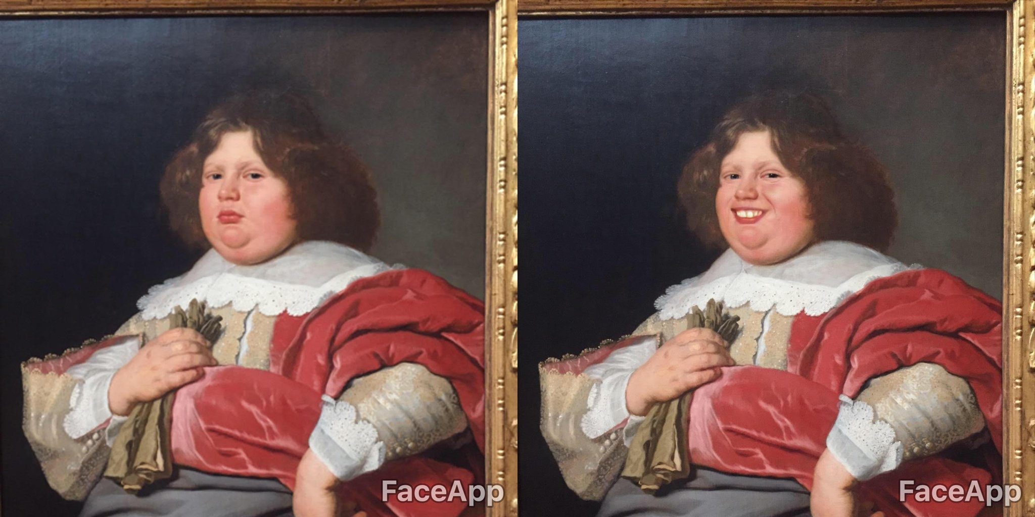 FaceApp cambia volto ai dipinti del Rijksmuseum