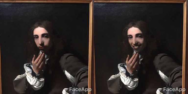 FaceApp mette il sorriso alle opere d'arte