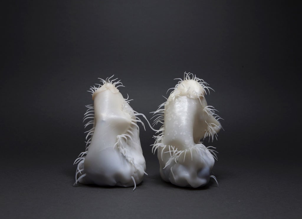 Federico Tosi, Two cancer cells are holding their little hands, 2014, resina termoindurente, 21x15x8 cm