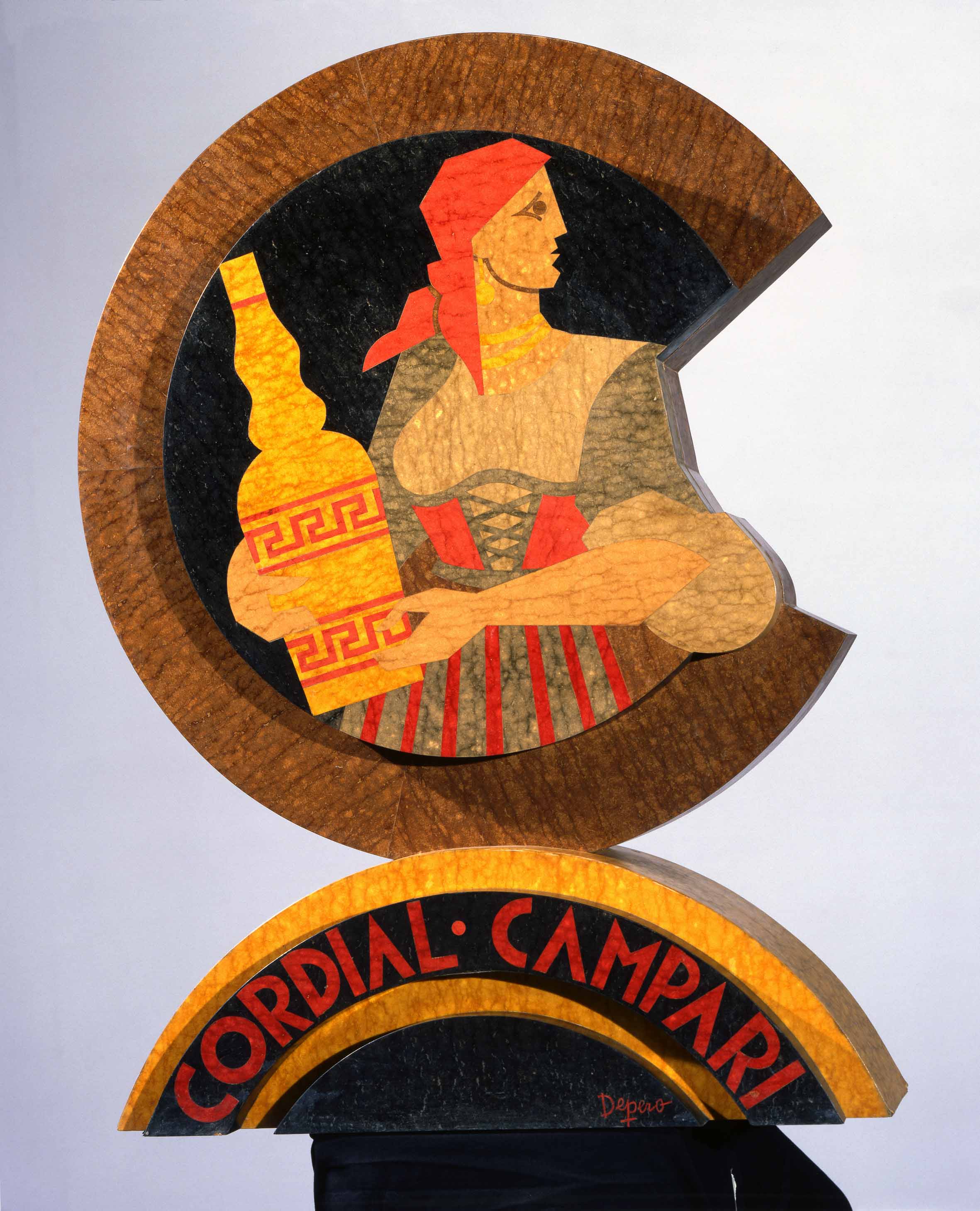 Fortunato Depero, Cordial Campari, 1939, Rovereto, Mart, Fondo Depero
