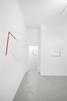 François Morellet. Mappe visive. Installation view at A Arte Invernizzi, Milano 2017