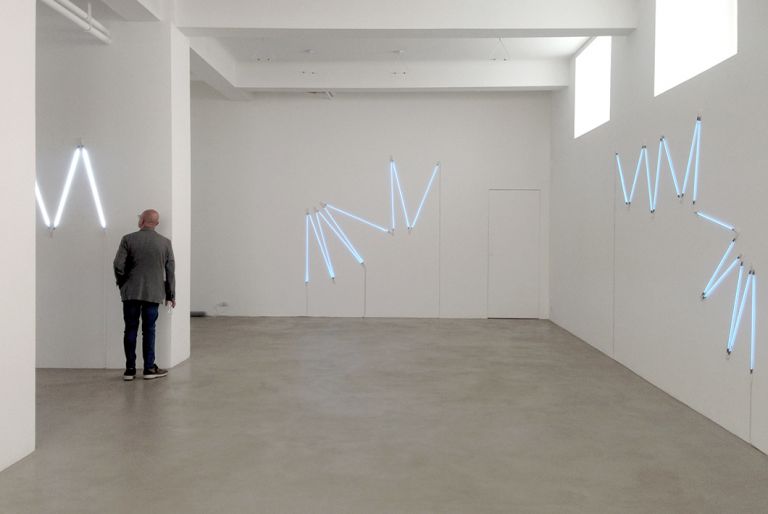 François Morellet. Mappe visive. Installation view at A Arte Invernizzi, Milano 2017