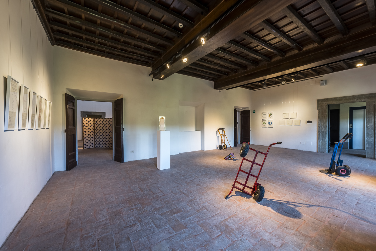 Granpalazzo 2017, Installation View Daniel Marzona/Sofia Hulten e Tiziana Di Caro/Tomaso Binga ph Sebastiano Luciano photography