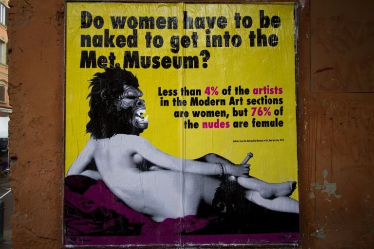 Guerrilla Girls, Cheap Street Poster Art Festival 2017, Bologna, photo by Stefano Scheda