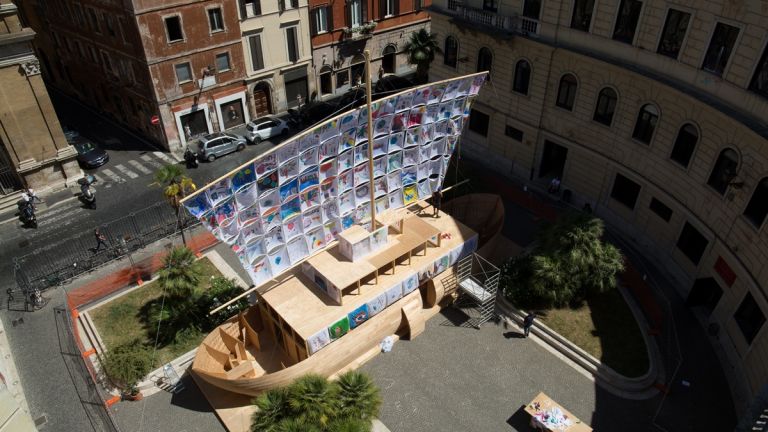 Ilya e Emilia Kabakov, The Ship of Tolerance - Accademia di Belle Arti, Roma, 2017