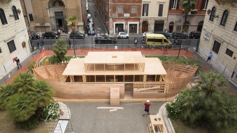 Ilya e Emilia Kabakov, The Ship of Tolerance - Accademia di Belle Arti, Roma, 2017