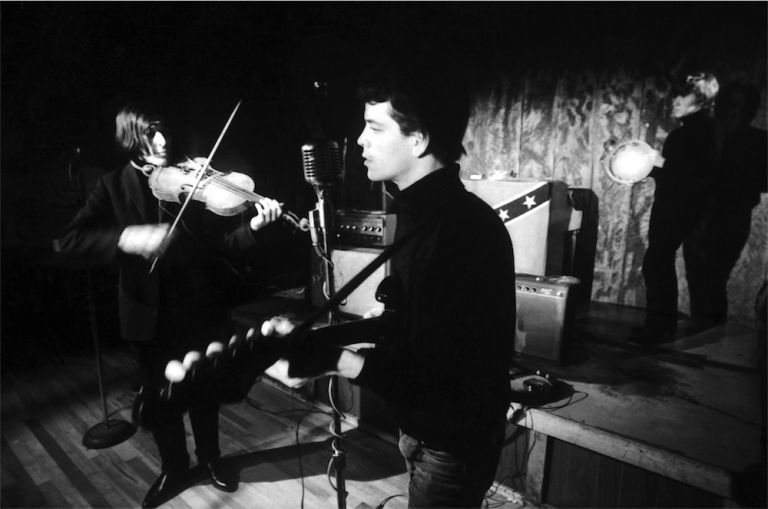 John Cale, Lou Reed e Maureen Tucker al Cafè Bizarre di NY nel 1965