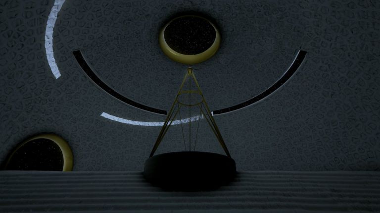 Jorge Mañes Rubio, Peak of Eternal Light, 2017 - il telescopio