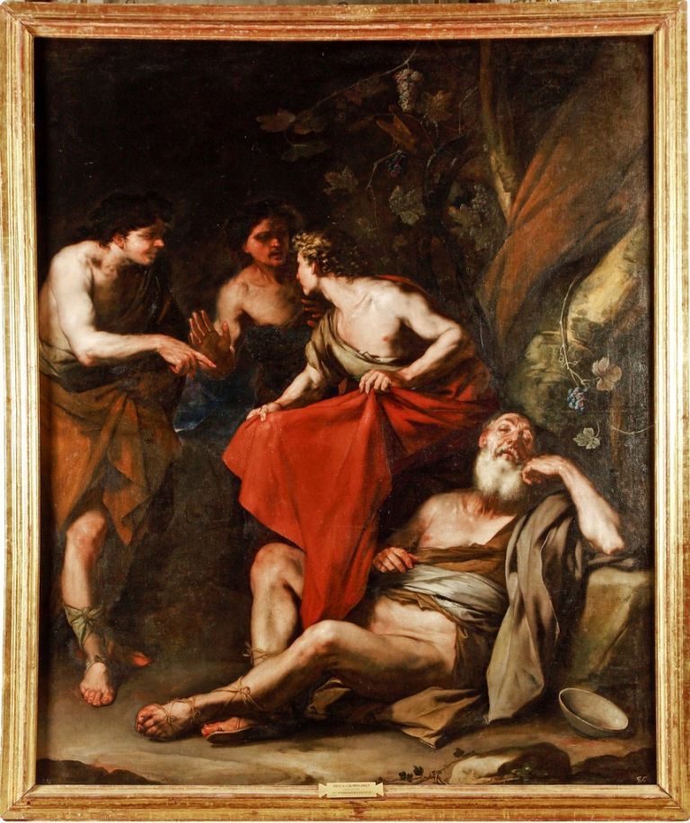 Luca Giordano, L’ebbrezza di Noè, 1665-66, Real Monasterio de San Lorenzo de El Escorial, courtesy Patrimonio Nacional