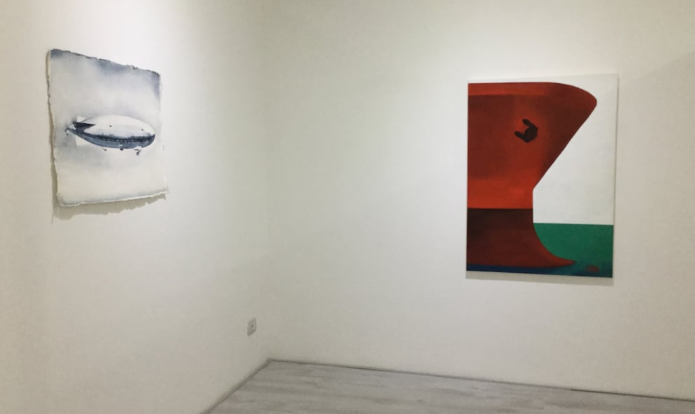Lucia Lamberti. Sulle arie, sulle acque, sui luoghi. Exhibition view at Galleria FabulaFineArt, Ferrara 2017