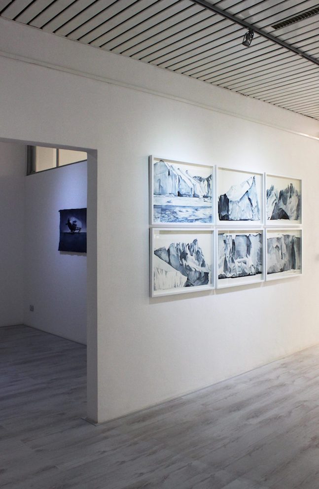 Lucia Lamberti. Sulle arie, sulle acque, sui luoghi. Exhibition view at Galleria FabulaFineArt, Ferrara 2017