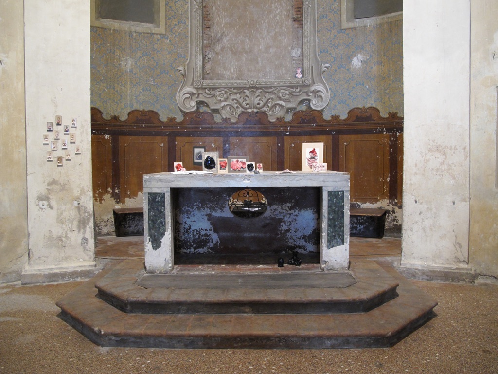 Marcella Vanzo. Secreto. Exhibition view at Chiesa di San Carlo e Sant’Agata, Reggio Emilia 2017
