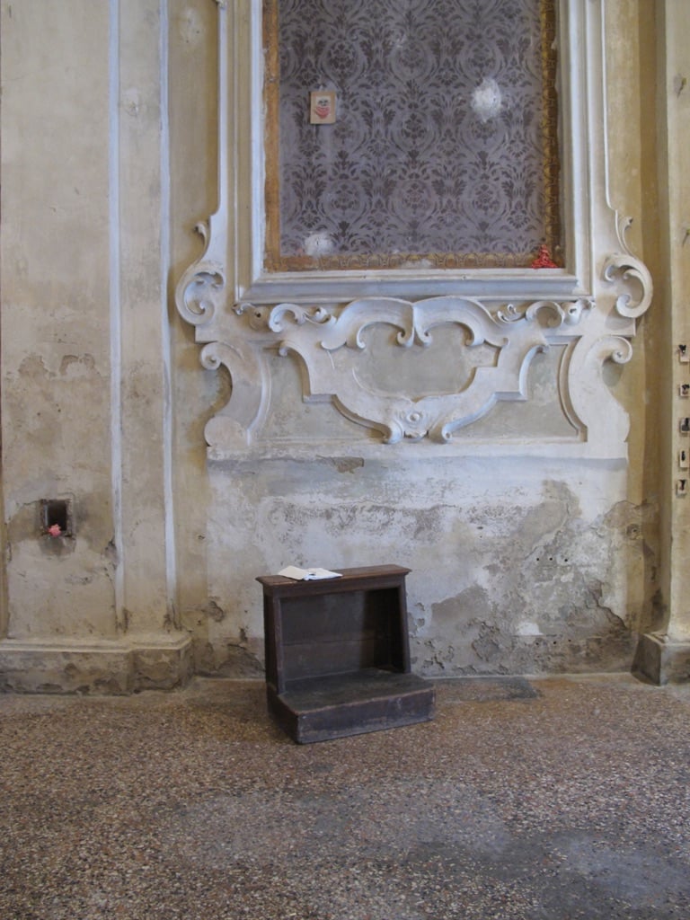 Marcella Vanzo. Secreto. Exhibition view at Chiesa di San Carlo e Sant’Agata, Reggio Emilia 2017