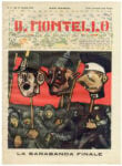 Mario Sironi, La sarabanda finale, copertina de “Il Montello” n. 3, 15 ottobre 1918