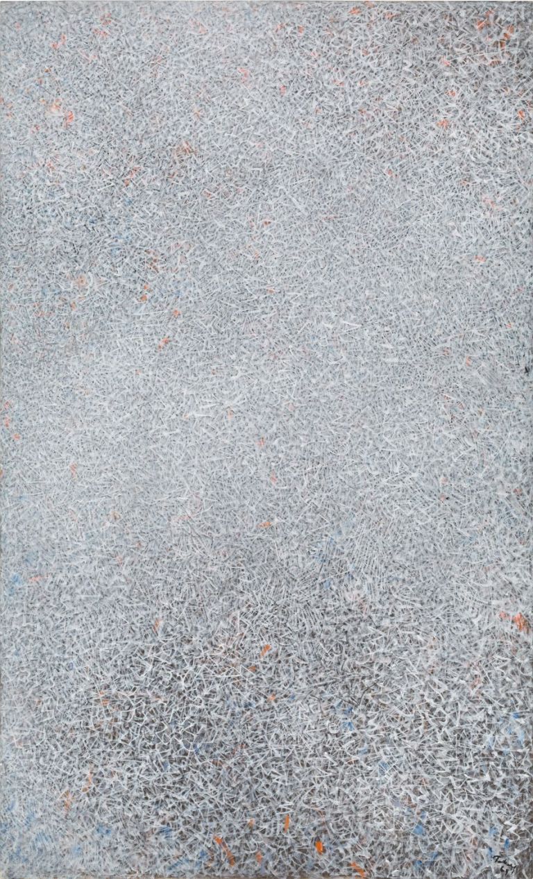 Mark Tobey, White World, 1969. Hirshhorn Museum and Sculpture Garden, Smithsonian Institution, Washington, DC. © 2017 Mark Tobey _ Seattle Art Museum, Artists Rights Society (ARS), New York