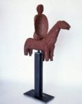 Mimmo Paladino Cavaliere rosso, 2007, bronzo e ferro, cm 183 x 106 x 36