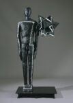 Mimmo Paladino Senza titolo, 2005, alluminio e ferro dipinto, cm 202 x 98 x 65