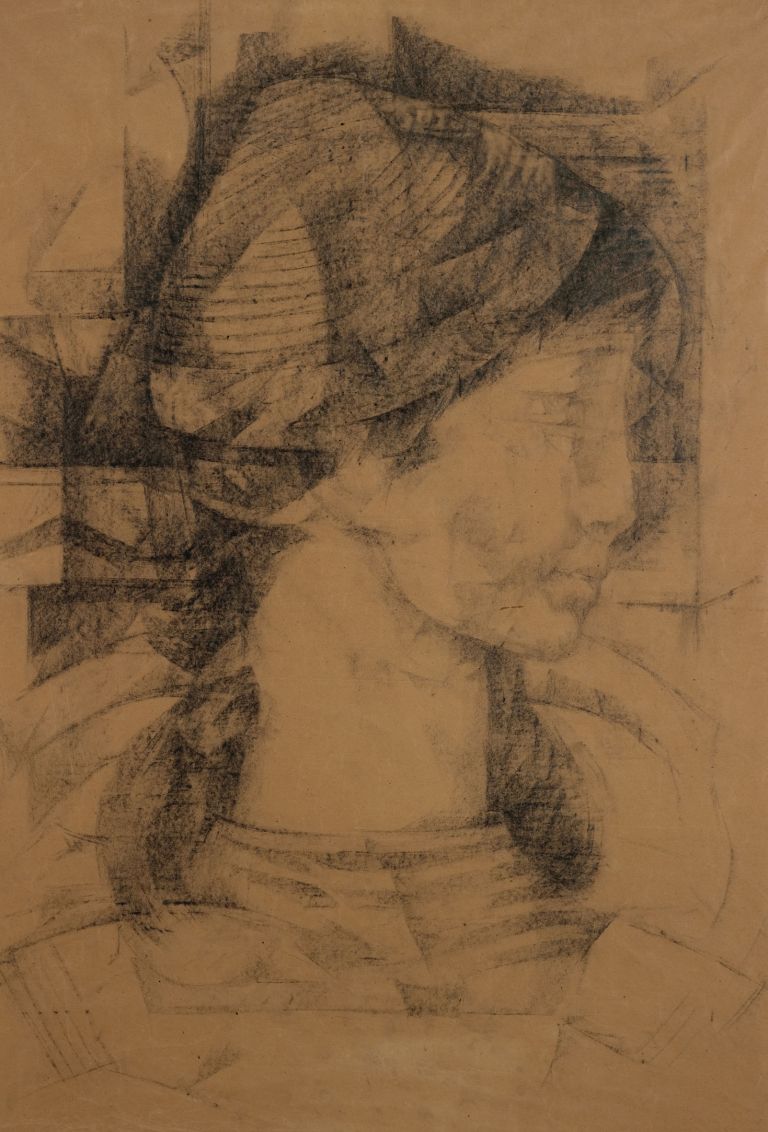 Salvatore Nocera, disegno preparatorio, grafite su carta, 45x65 cm, (s.d. / 1958ca.)