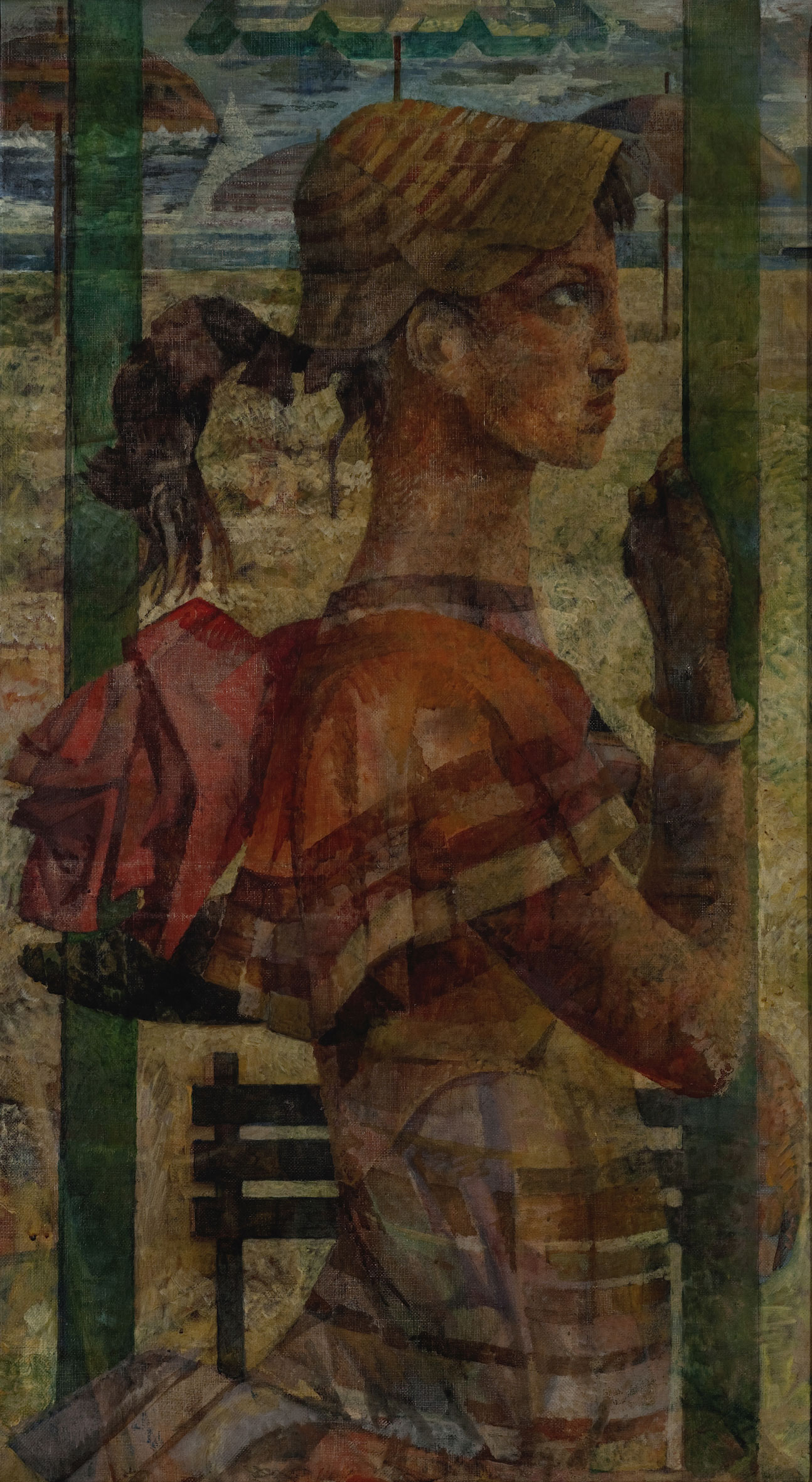 Salvatore Nocera, Senza Titolo, olio su tela, 60x100 cm (s.d. / 1958ca.)