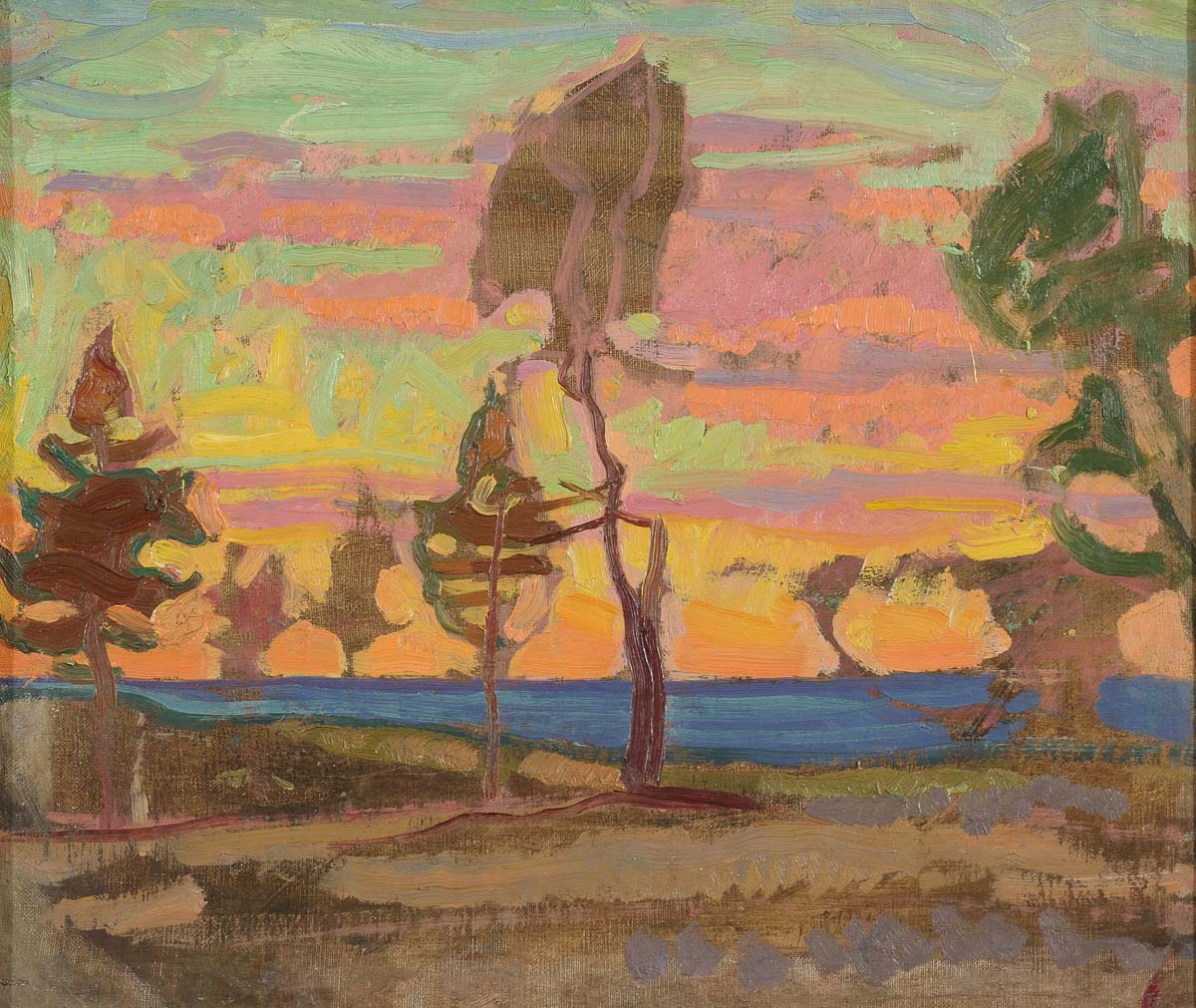 Nikolai Triik, Finnish Landscape, 1914
