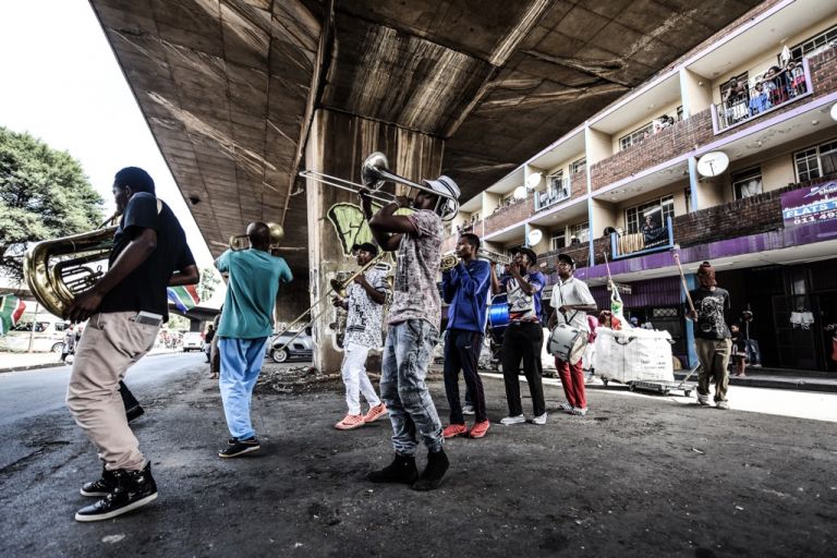 Parade. No Man's Land (Ntsoana Dance Company). Johannesburg 2017